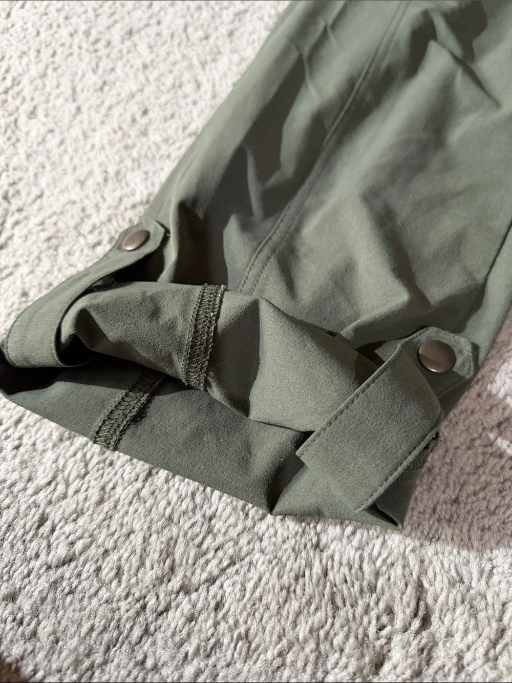 L.L. Bean Olive Green Women's Jogger-Style Track Pants